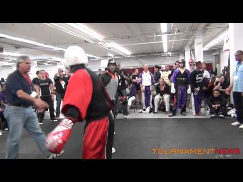 Antony Merricks vs Leon Jefferson Men's Sparring at New England Open 2012