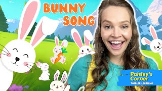 "The Bunny in the Field Goes Hop Hop Hop" | Bunny Dance Brain Break | Dance Songs for Kids