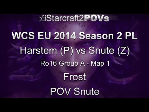 SC2 HotS - WCS EU 2014 S2 PL - Harstem vs Snute - Ro16 Group A - Map 1 - Frost - Snute