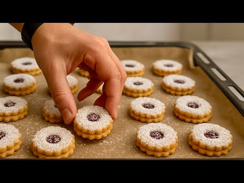 Spitzbuben Rezept – Zarte Weihnachtsplätzchen mit Marmelade 🎄 Einfach & unglaublich lecker
