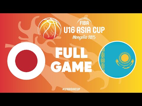 Group Phase | Japan v Kazakhstan | Full Basketball Game | FIBA U16 Asia Cup 2025