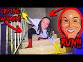 CRYING WOMAN VS PARKOUR POV SHORT HORROR MOVIE Part 16