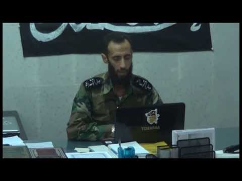 بيان صادر عن زهران علوش يقرأه نائب قائد جيش الإسلام حول مجلس مجاهدي دوما في الغوطة الشرقية