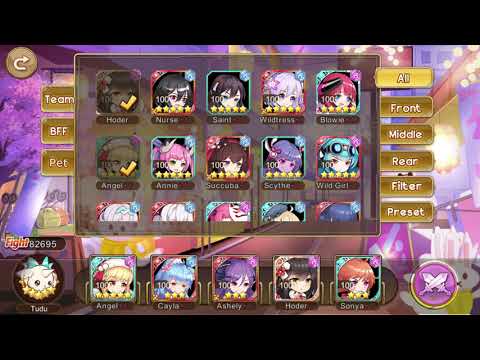 Girls X Battle: Sonya Team Setup (Weakness vs Strength)