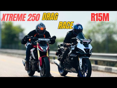Xtreme 250R vs Yamaha R15M Drag Race