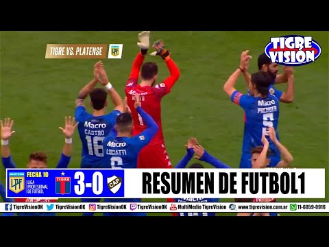 TIGRE 3 - PLATENSE 0: Resumen de Fútbol1