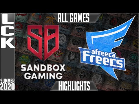 SB vs AF Highlights ALL GAMES | LCK Summer 2020 W1D1 | Sandbox Gaming vs Afreeca Freecs