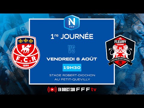 J1 I FC Rouen 1899 vs FC Fleury 91 en replay (0-0) I National FFF 2025-2026