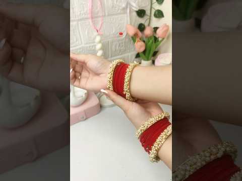 Meesho Karwachauth Chura✨❤️#ytshorts#shorts#meesho#karwachauth#unboxing#chura#bangles