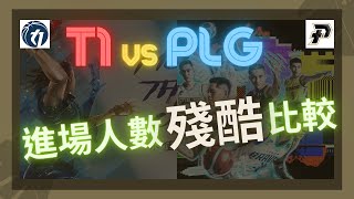 [閒聊] T1 PLG進場人數比較