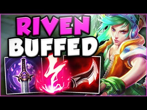 THESE NEW RIVEN BUFFS TURNED ME INTO BOXBOX?! NEW RIVEN SEASON 8 TOP GAMEPLAY! - League of Legends