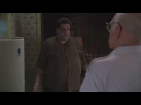 The Sopranos - Uncle Jr whacks Bobby Bacala for eating his manicotti