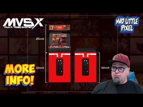 The NEW Neo Geo MVSX Arcade More Information! Is It An Official SNK Product?!