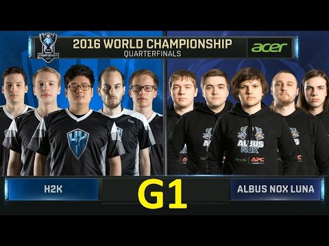 H2K vs ANX Game 1 Highlights - 2016 Worlds Knockout Stage Quarterfinals