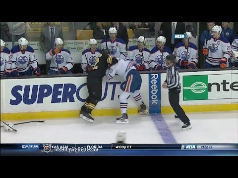 Luke Gazdic vs Shawn Thornton Feb 1, 2014