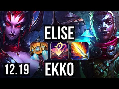 ELISE vs EKKO (JNG) | 13/0/7, Legendary, 900+ games | EUW Master | 12.19