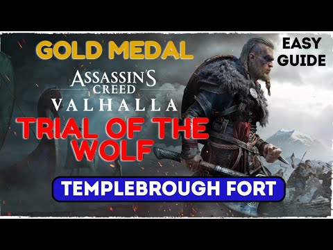 Templebrough Fort - TRIAL OF THE WOLF Mastery- How To Get GOLD Easily: AC Valhalla