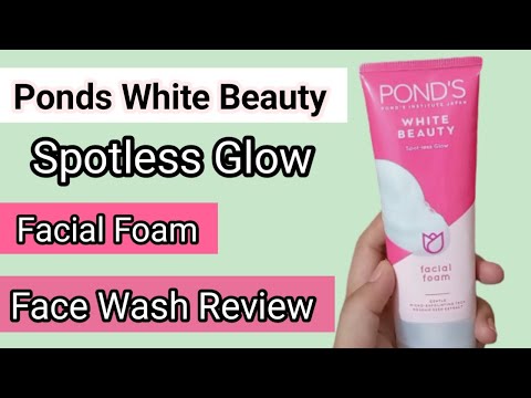 ponds spotless glow facial foam