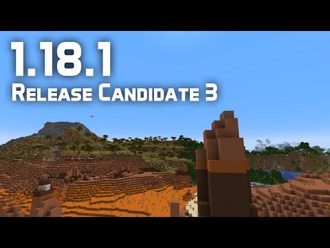 What's New in Minecraft 1.18.1 Release Candidate 3? Security Fix!