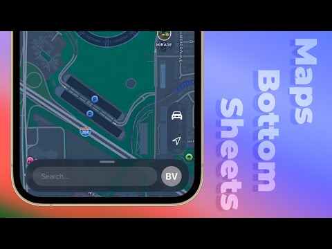iOS 26 Apple Maps Bottom Sheet Interaction Using SwiftUI | Xcode 26