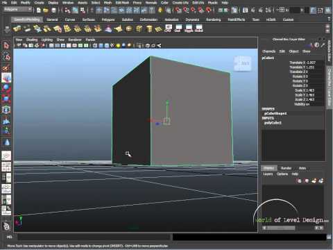 Maya Beginner Basics 9/10: Snap Tool and Pivots [Tutorial #09]