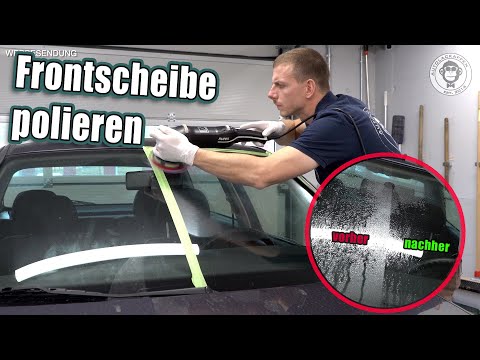 Frontscheibe polieren | bessere Sicht bei Regen | Autolackaffen