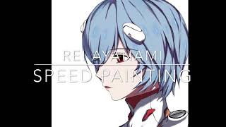 Rei Ayanami - Procreate painting process
