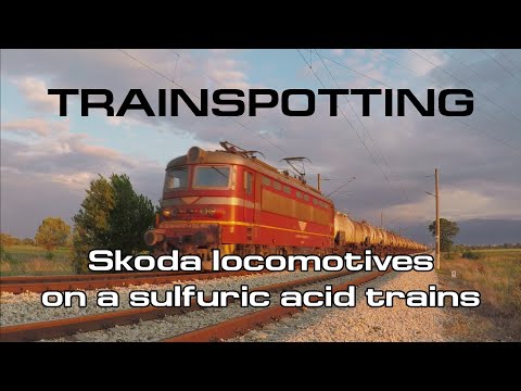 Trainspotting (BG) - Skoda locomotives of BDZ-TP with sulfuric acid trains