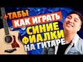 The Limba - Синие фиалки (Разбор на гитаре + табы и аккорды с караоке)