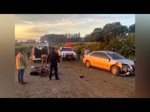 Joven motociclista fallece en trágico accidente sobre la Ruta 18 en Carlos Antonio López