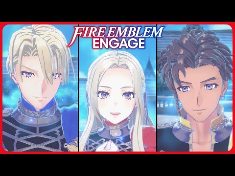 All Emblem Edelgard, Dimitri and Claude bond events - Fire Emblem Engage