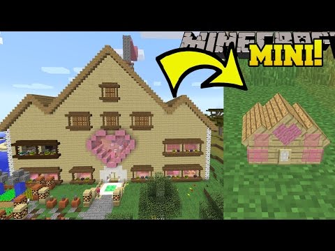 Minecraft: JEN'S MINI HOUSE!!! (SPECIAL ITEMS FOR JEN!!) - Custom Command