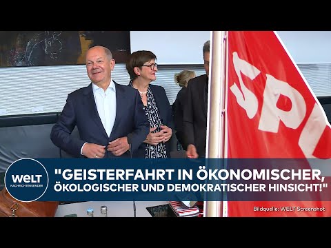 DEUTSCHLAND: Gegen den Sparkurs - SPD-Linke setzt Scholz unter Druck!  Ampel streitet um Haushalt!