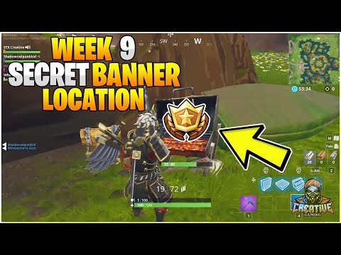 FORTNITE SECRET BATTLE STAR WEEK 9 SEASON 6 LOCATION! - Fortnite - WEEK 9 SECRET TIER STAR