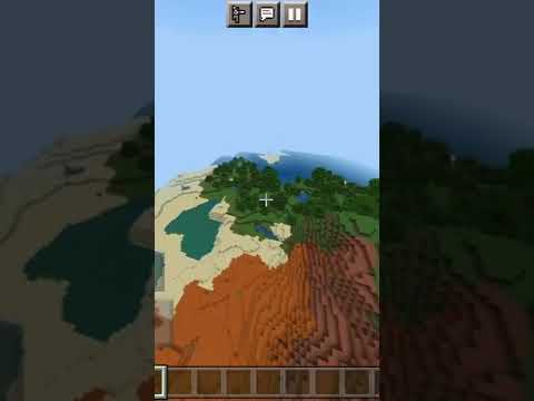 Minecraft: Four way biome map, Cursed?