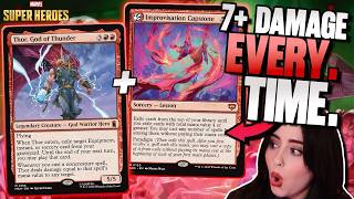 This New Combo is TERRIFYING!😳 | Big Red Thor | Standard Marvel MTG Arena