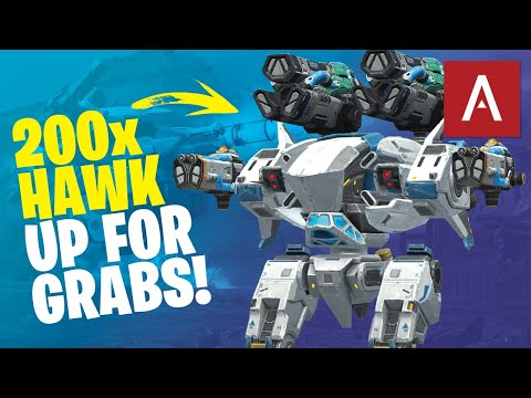 🔴 War Robots - NEW GIVEAWAY 200x Hawk Robots + Best Weapons For Your Hawk WR Live Gameplay