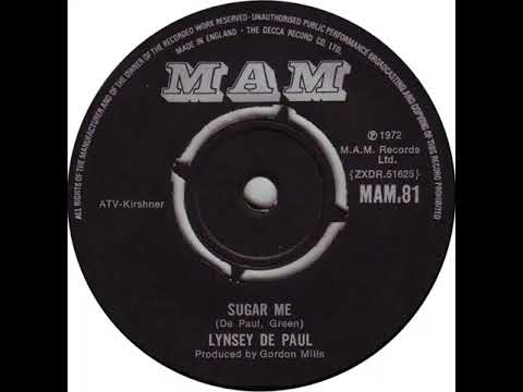 UK New Entry 1972 (162) Lynsey De Paul - Sugar Me