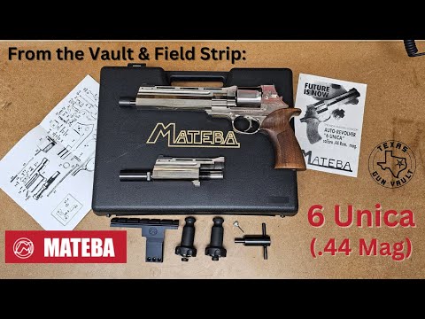 From the Vault / Field Strip / Tutorial - Mateba 6 Unica Autorevolver (.44 Mag) w/ Barrel Change