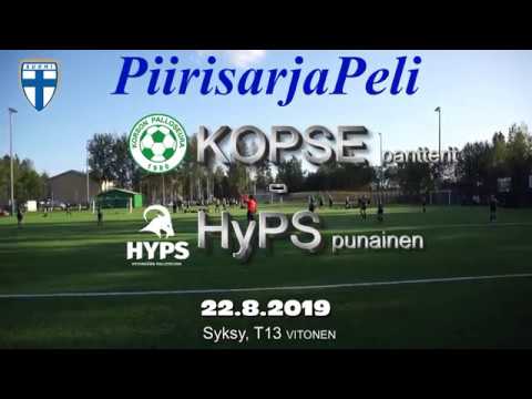 Piirisarja T13 KOPSE Pantterit vs HYPS Punainen
