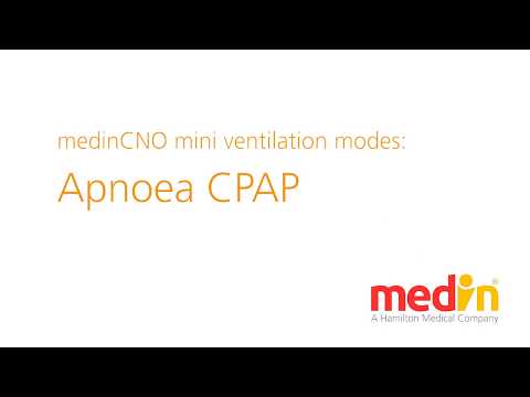 Apnoea CPAP - medinCNOmini ventilation mode