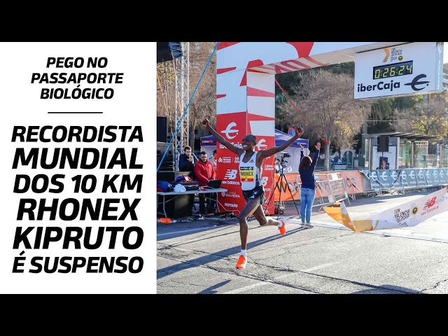RECORDISTA MUNDIAL suspenso por SUSPEITA de DOPING