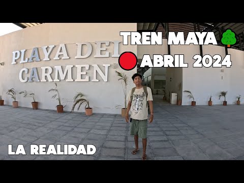 Tren Maya🔴Estación Playa Del Carmen | 22 Abril 2024