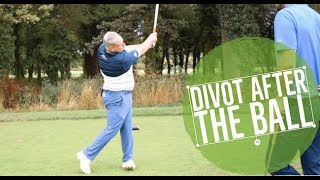 Golf: How to Take a Divot After the All and Compress Irons