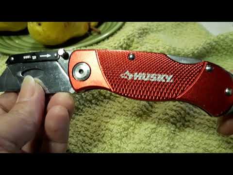 Husky Knife-How to change that darn blade!