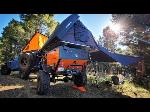 Problems On Our First Trip... Harbor Freight Off-Road Trailer Episode 12.