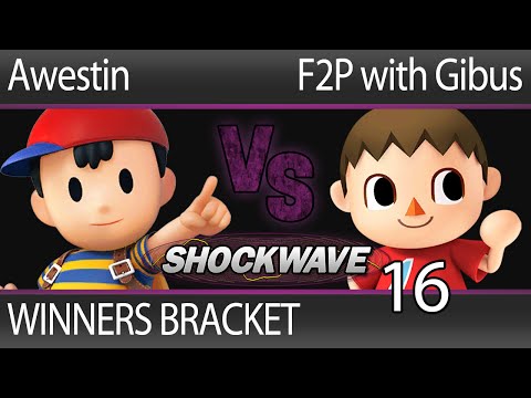 SW16 Smash 4 - Awestin (Ness) vs F2P with Gibus (Villager, Shulk) - Winners Bracket