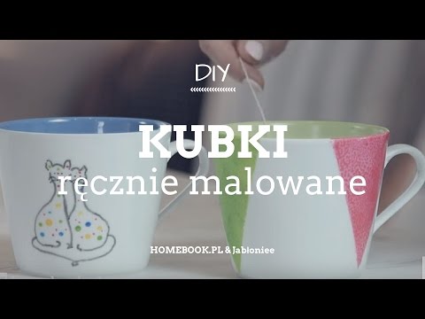 DIY: Kubki ręcznie malowane