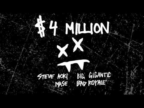 Steve Aoki & Bad Royale - $4,000,000 feat. Ma$e & Big Gigantic (Cover Art) [Ultra Music]