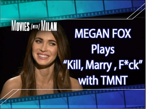 Megan Fox Plays Kill, Marry, F*ck With The Teenage Mutant Ninja Turtles